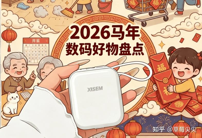 数码好物推荐清单:2026马年数码好物盘点,实用又开运的好物合集!