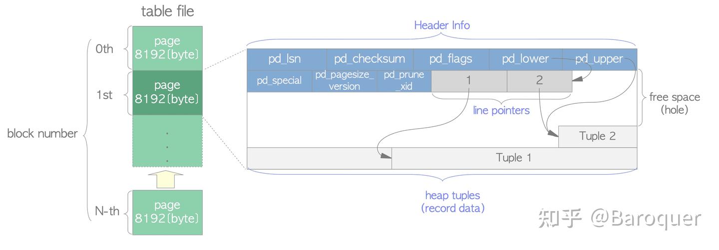 PostgreSQL表和元组的组织方式 - 知乎
