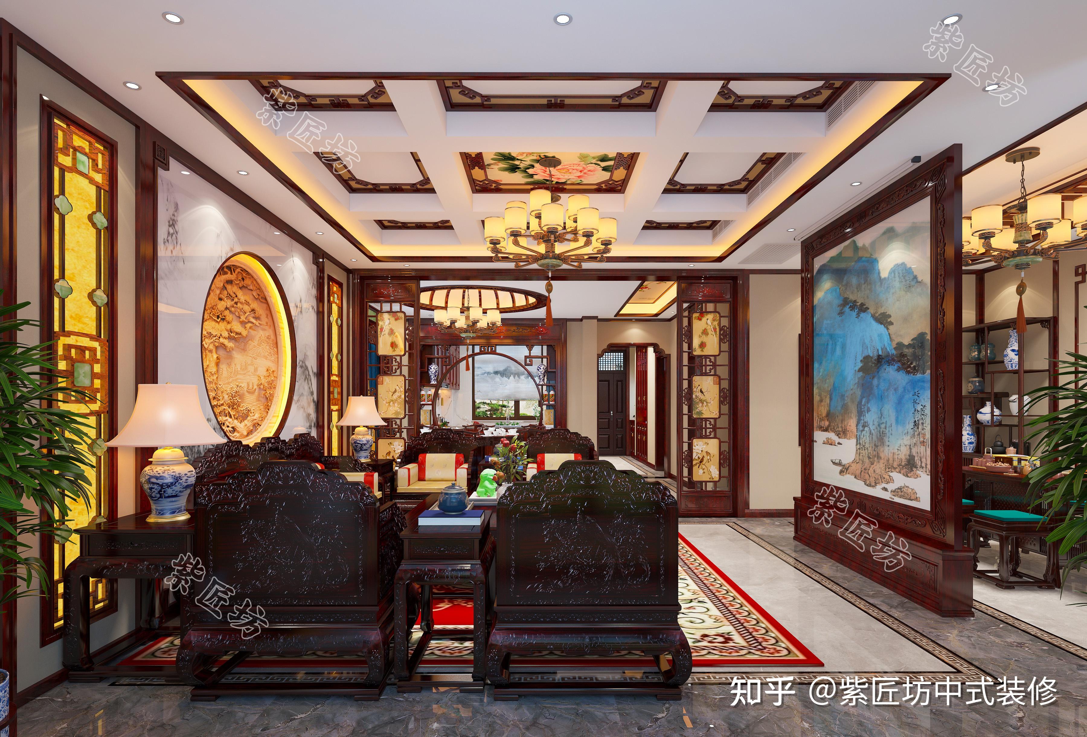 石家庄480㎡别墅装修丨赵县独栋,端庄氛围,皆是雅韵 - 知乎