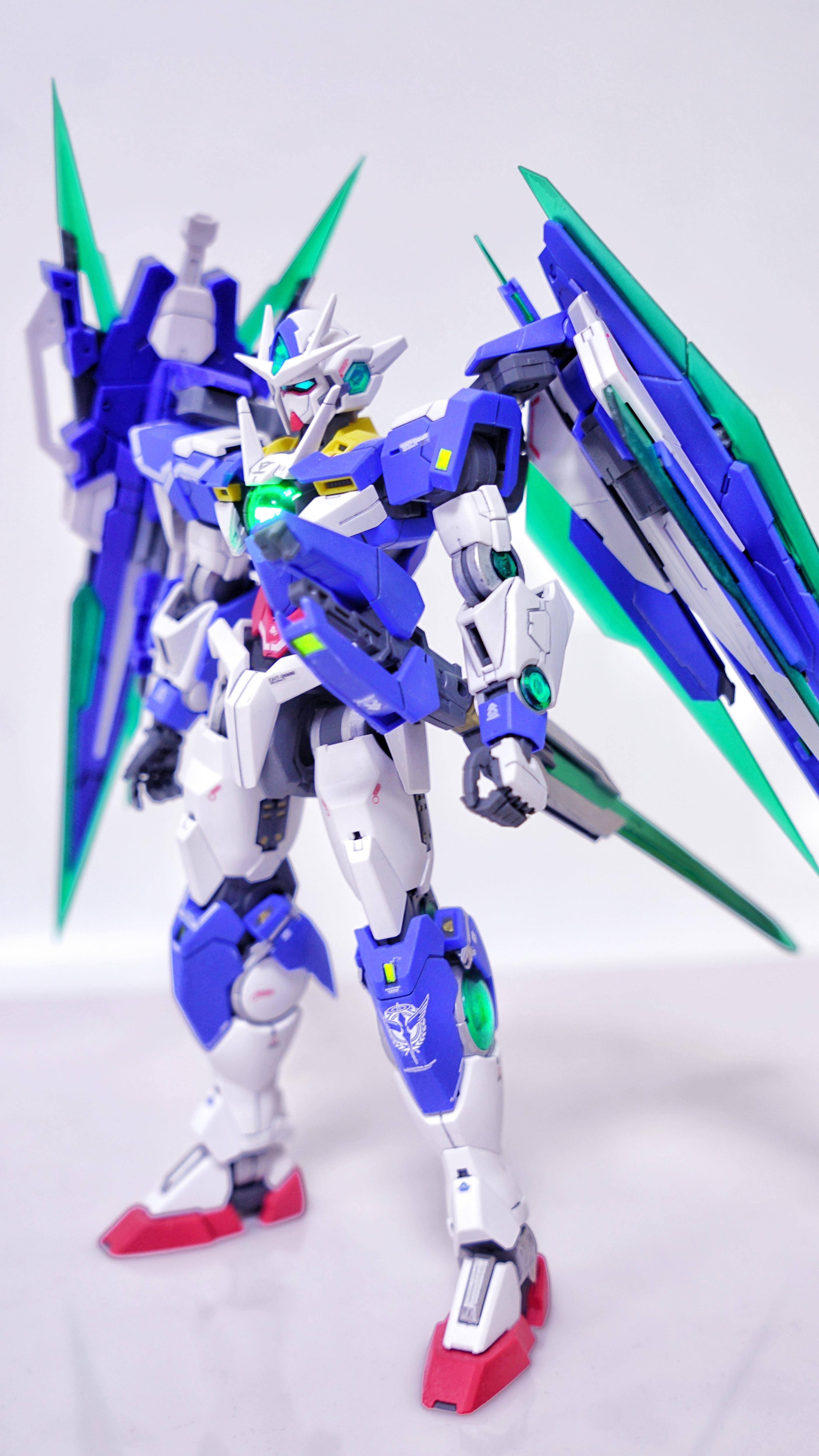 在拼mg的00q,想问下如果要安led 灯那贴纸是不是就不用贴了? - 知乎