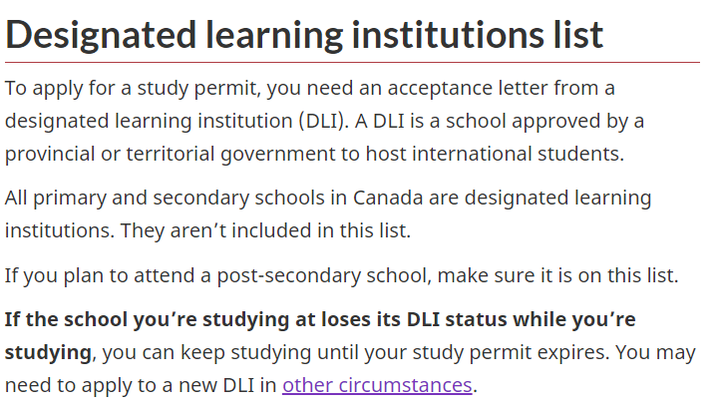 Dli 在加拿大留学一定要选择有DLI资质的学校 - 知乎