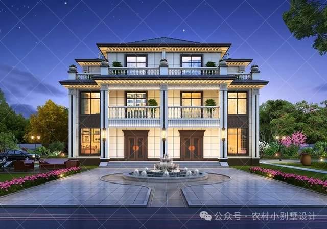 6套三层新中式双拼联排别墅,永远心连心农村兄弟双拼自建房别墅 - 知乎