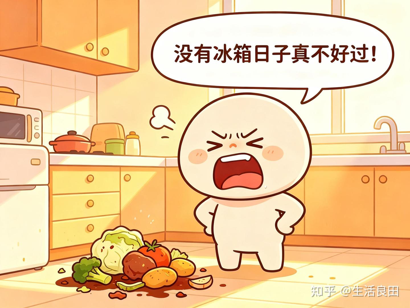 做饭没有冰箱,连早上蒸包子都成了奢望