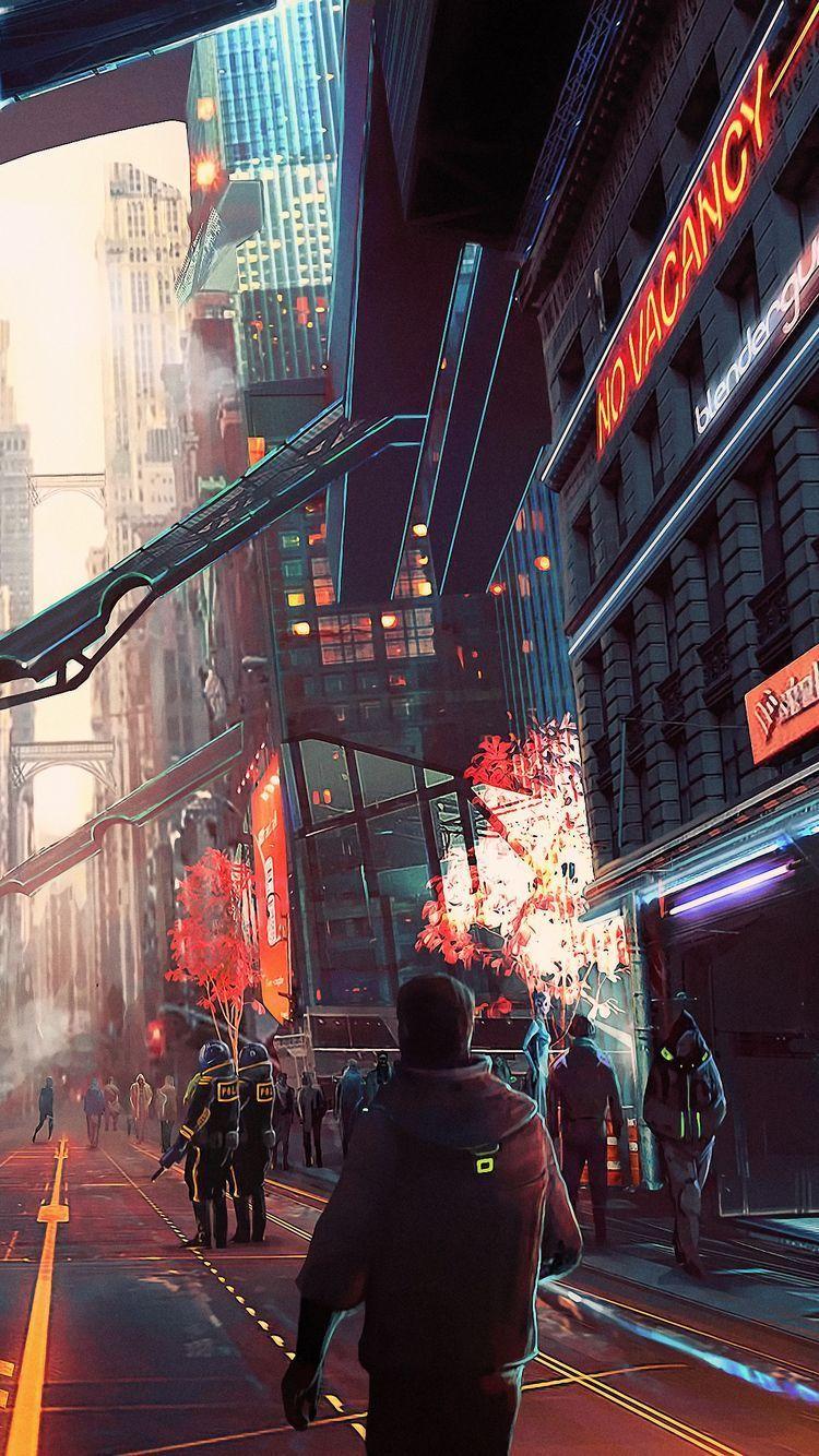 可以分享一下赛博朋克风格的壁纸嘛?