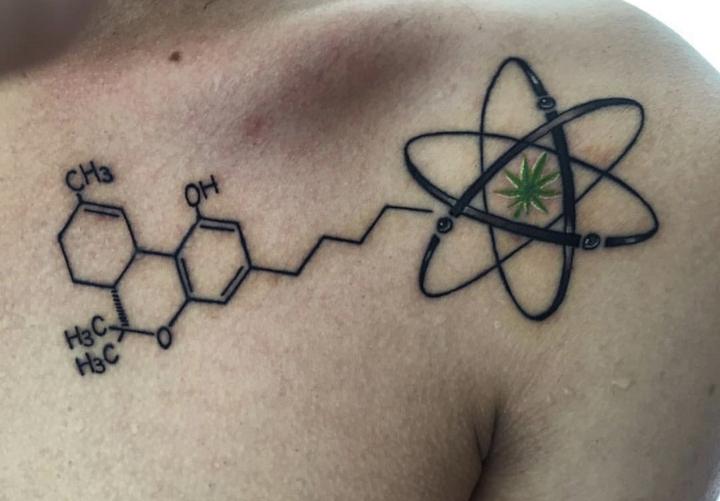 纹身|理科学霸专属——分子式方程式纹身