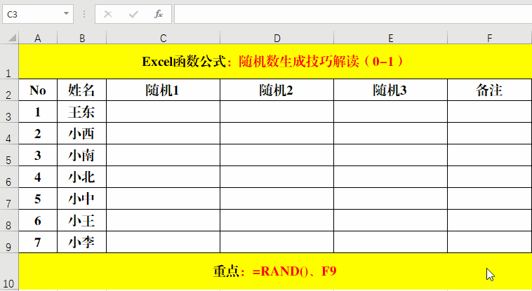 Excel函数公式：含金量超高的随机数生成技巧解读 - 知乎