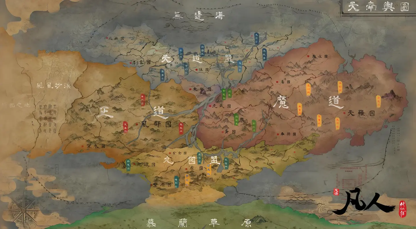 凡人修仙传：七派、六宗、九国盟、千竹教，都是什么关系？ - 知乎
