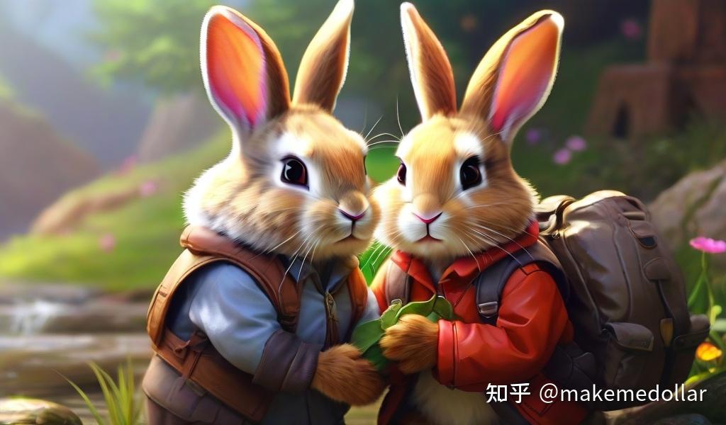 爆款AI兔子视频:月增20万粉,播放破千万 - 知乎