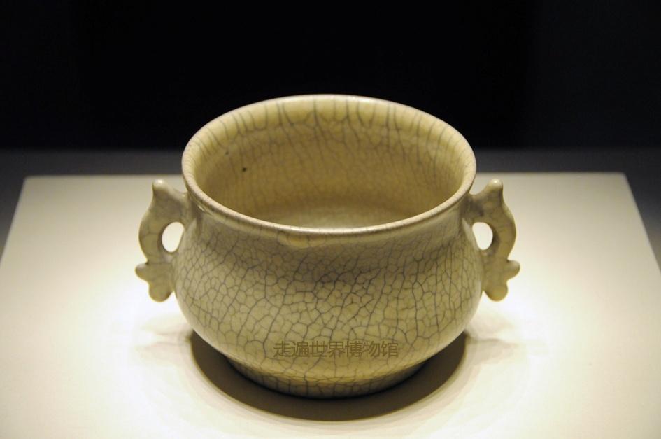 中国　哥窯　金絲鉄線　氷裂文　双耳瓶　C　7365E 中国 哥窯 金絲鉄線 氷裂文 双耳瓶 C 7365E - メルカリ