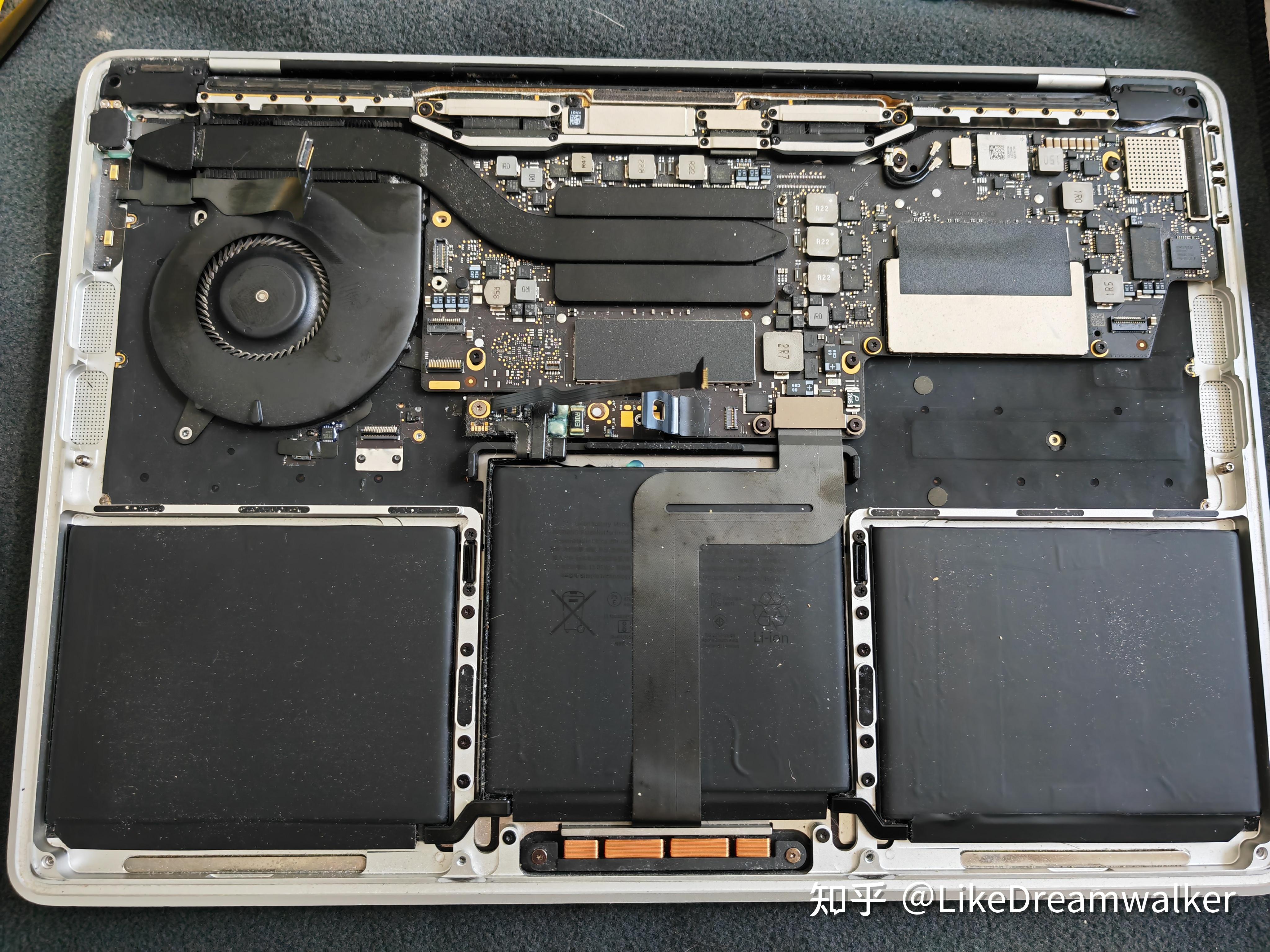 Macbook Pro A1708:翻新、更换电池、更换风扇、更换硅脂、更换CD壳与屏幕胶条 - 知乎
