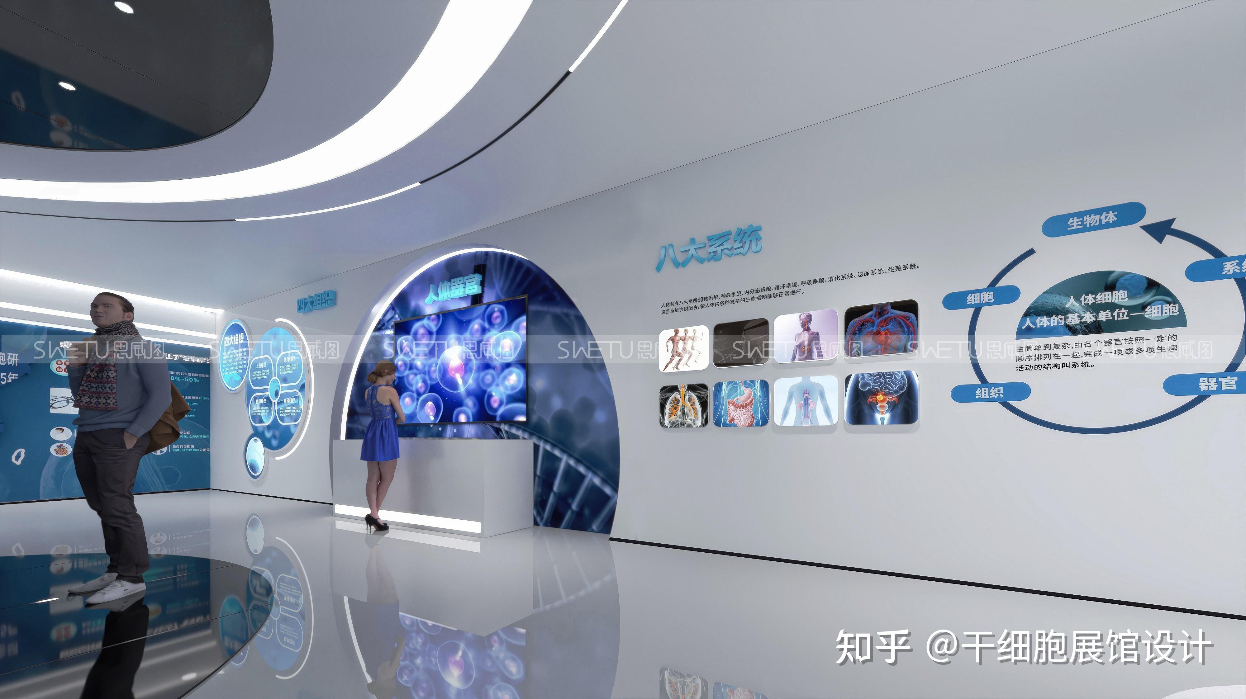 太惊艳!干细胞展厅设计藏玄机,把微观细胞玩出空间美学感|2026干细胞展厅科普馆设计公司 思威图数字 - 知乎