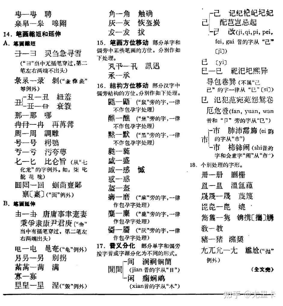 内地有繁体字字形标准吗?若有,和港澳、台湾所用标准字形差异大吗? - 知乎