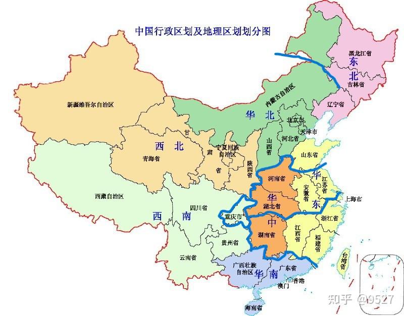 中国联邦制设想2-州的划分 - 知乎