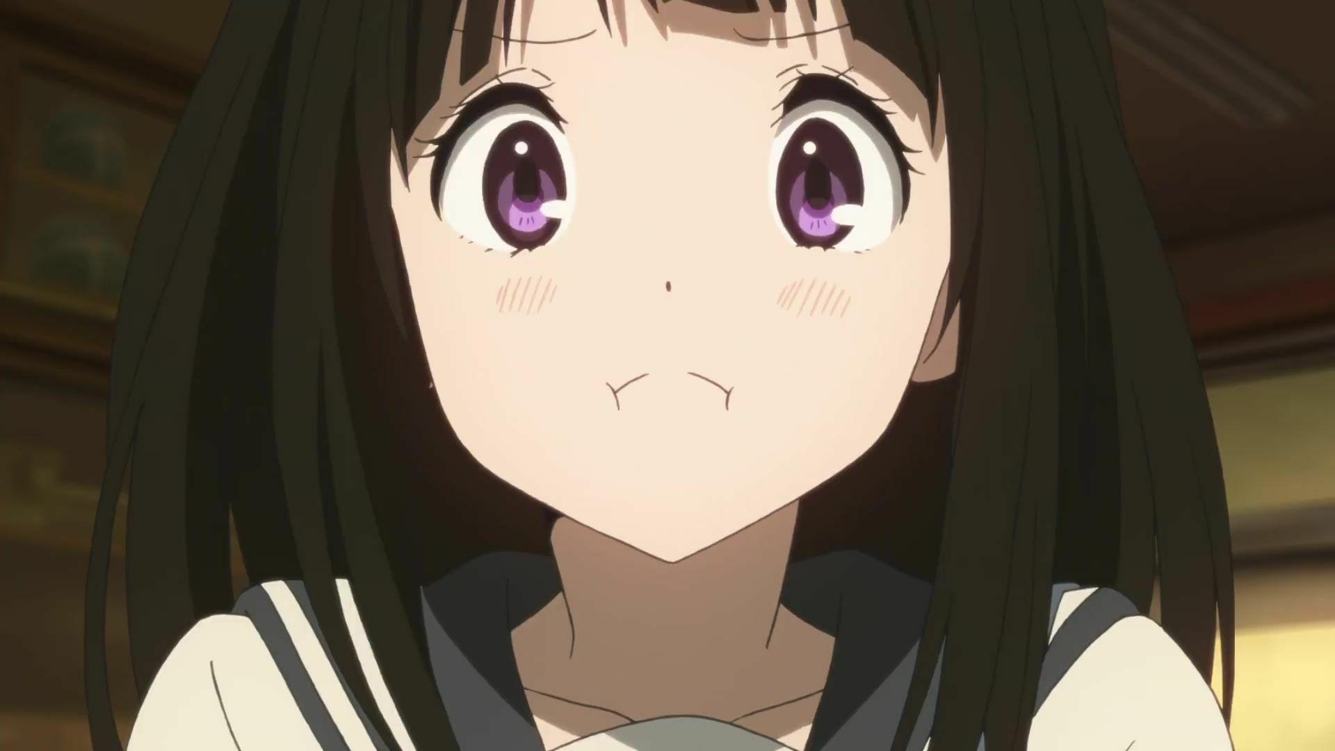 喜欢动漫《冰菓》中女主千反田爱瑠的男生是怎样的一种性格?