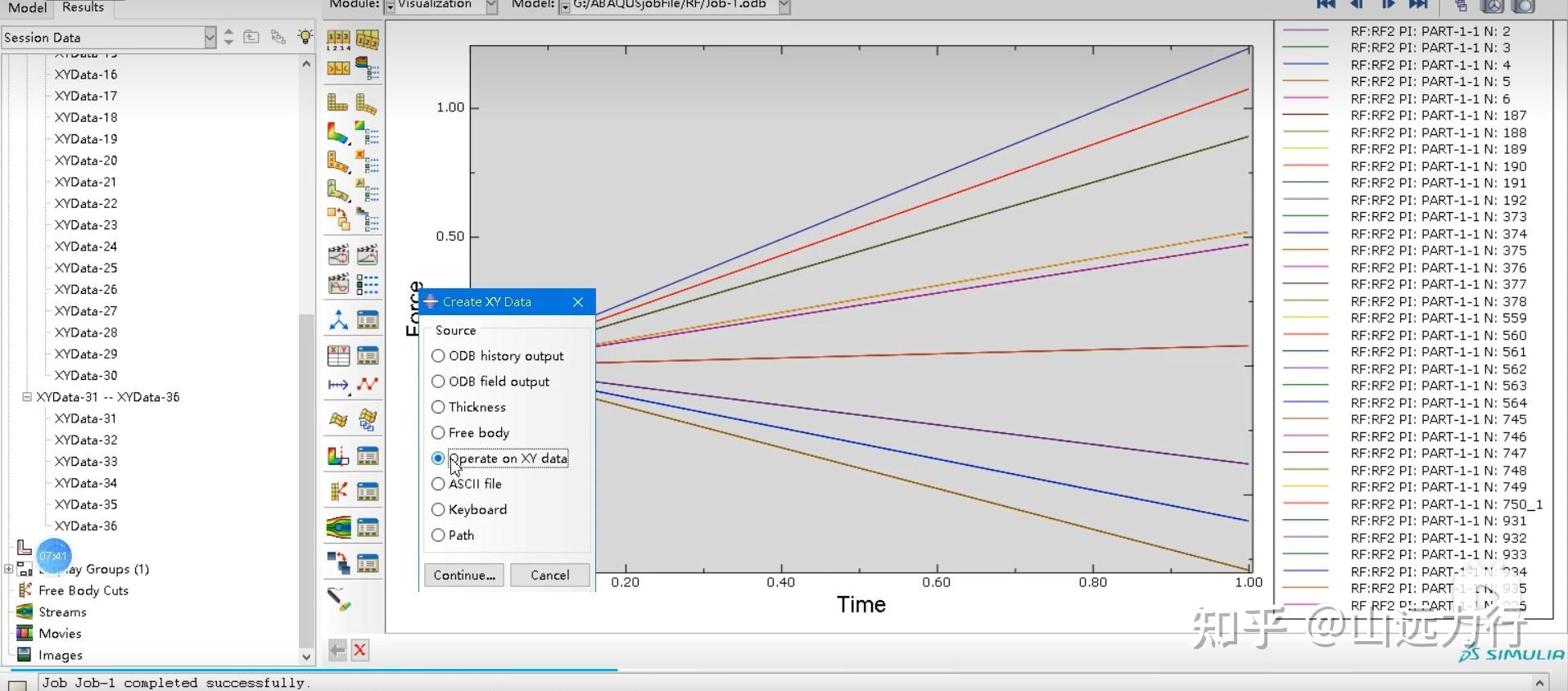 ABAQUS+支反力的输出 - 知乎