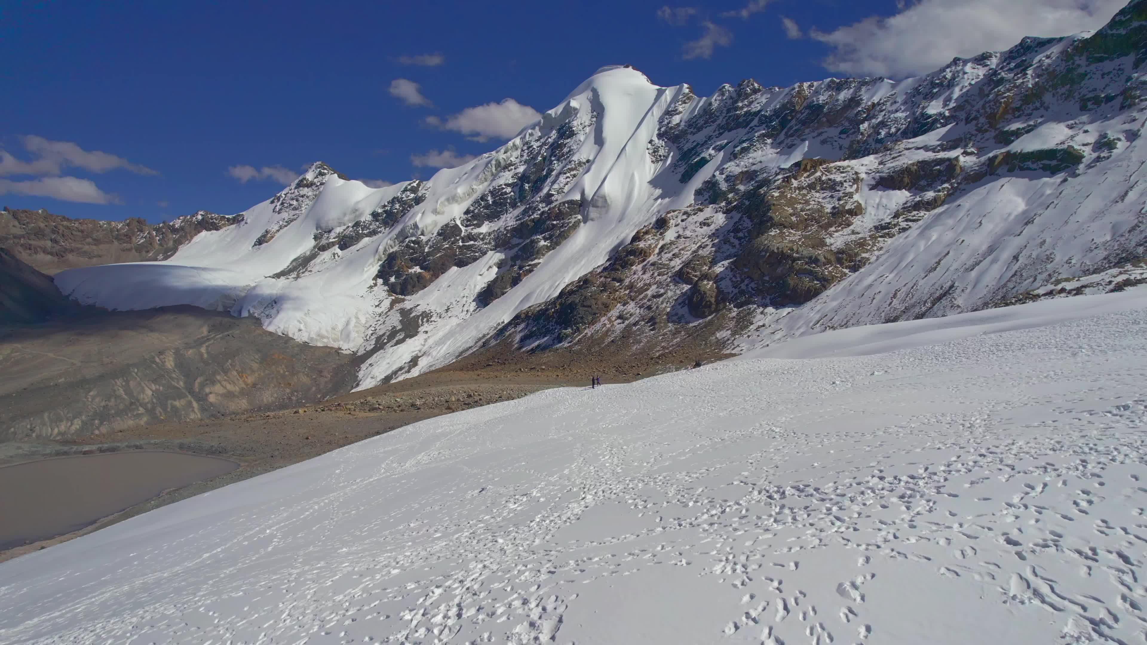 大疆dji air 2s镜头下的西藏当雄廓琼岗日冰川 - 知乎