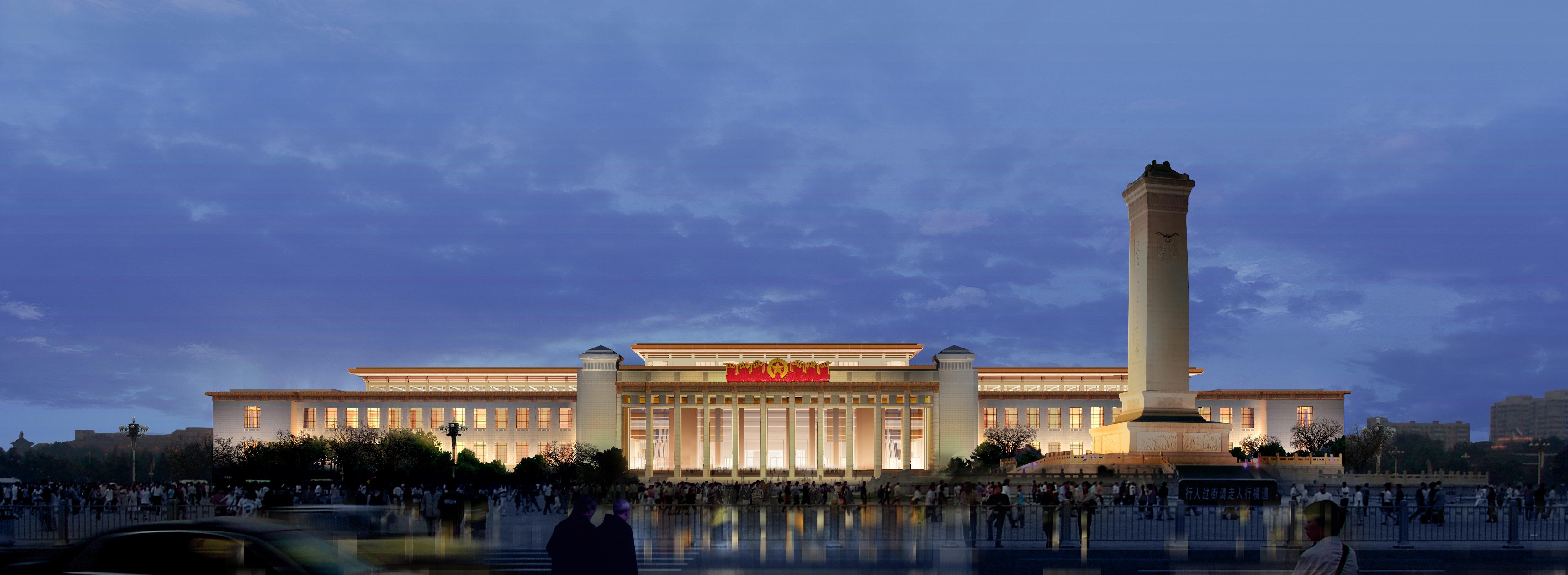 如何评价中国国家博物馆的改扩建建筑设计,空间设计和展陈设计?