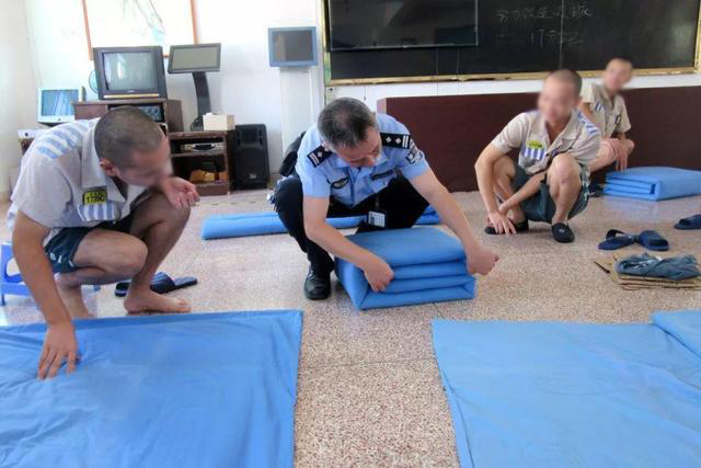 服刑人员的洗漱间原来是这样的家属可以放心了