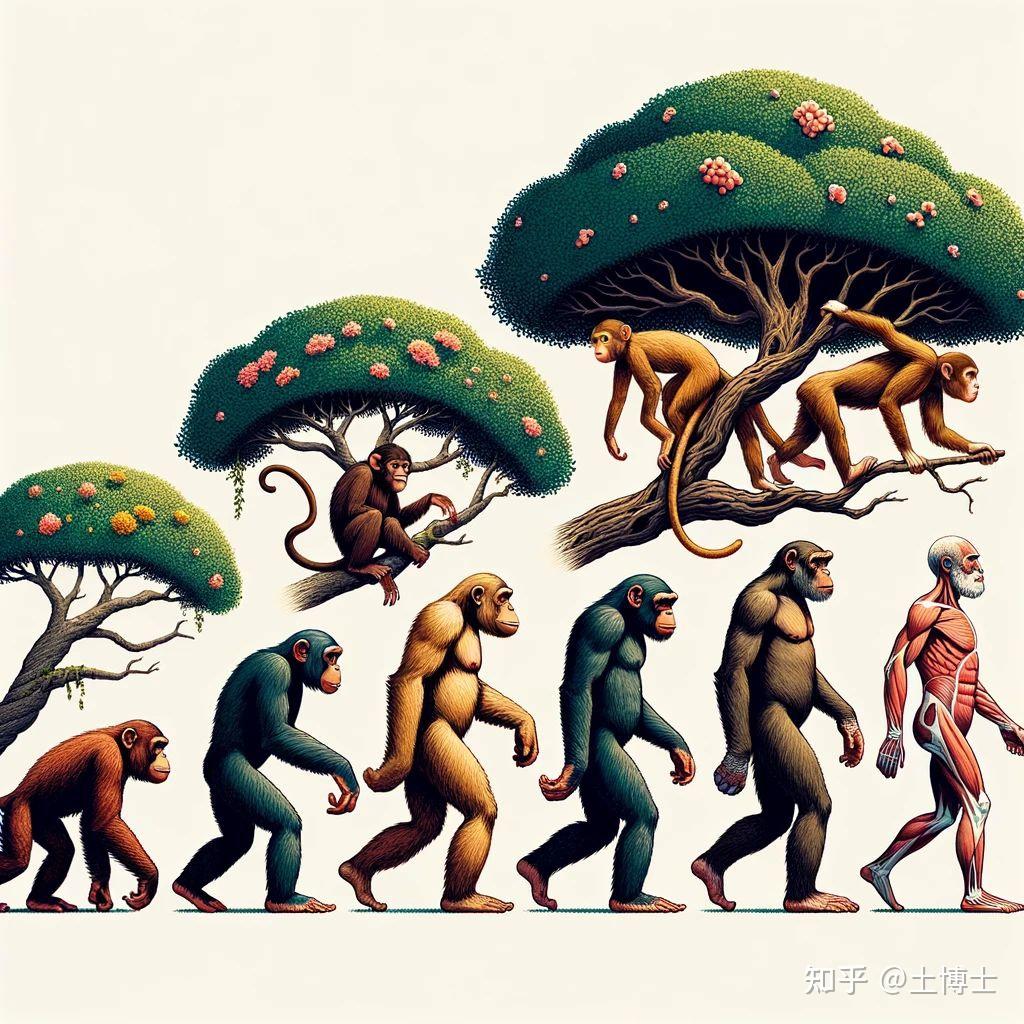 猴子的进化过程有哪些特点?