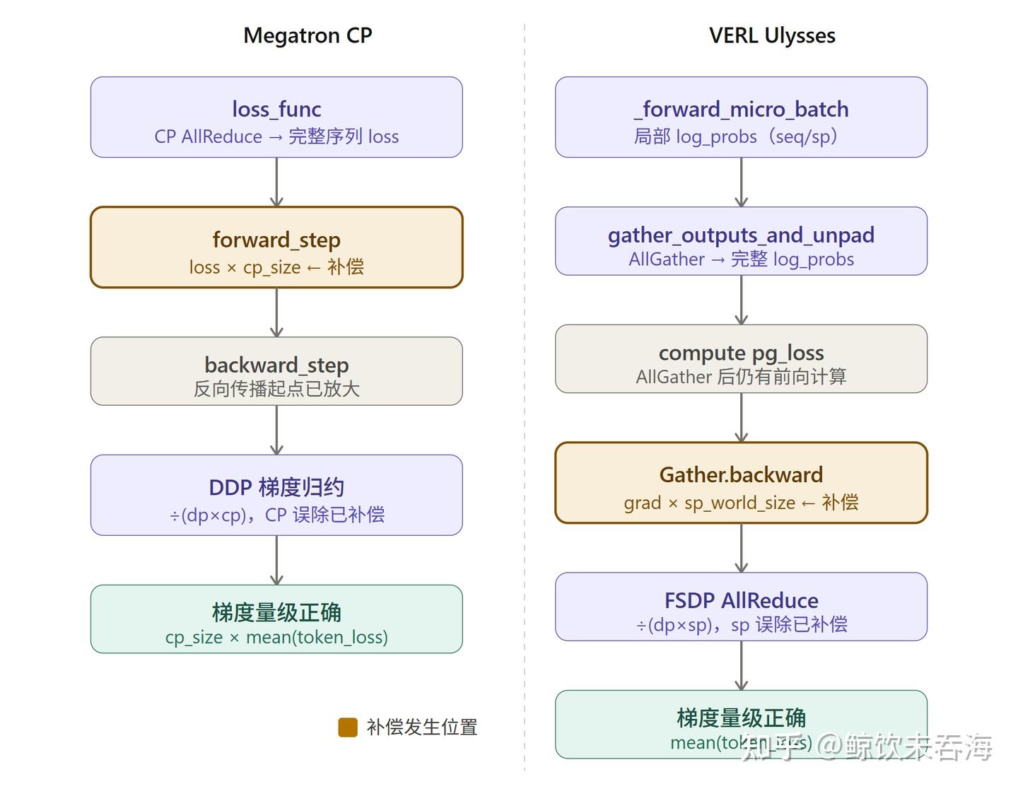 Megatron 源码走读：Context Parallel 初始化、数据流与梯度基线 - 知乎