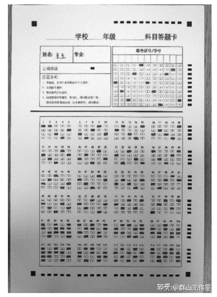 基于计算机视觉OpenCV的答题卡识别系统 - 知乎