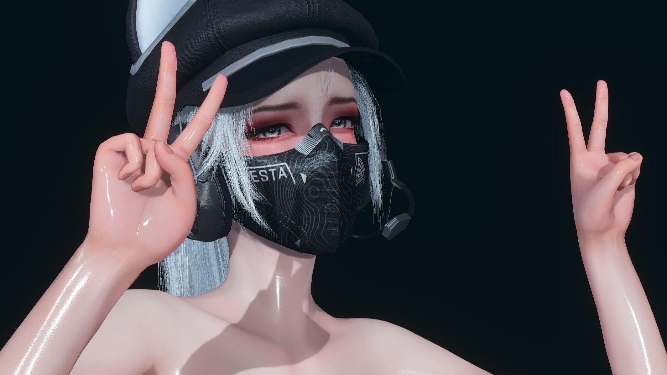 三角洲行动 露娜-邪恶猫猫头（黑-天际线）