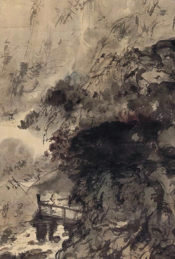 未使用)中国の画家 傅 抱石の作品 ６種完