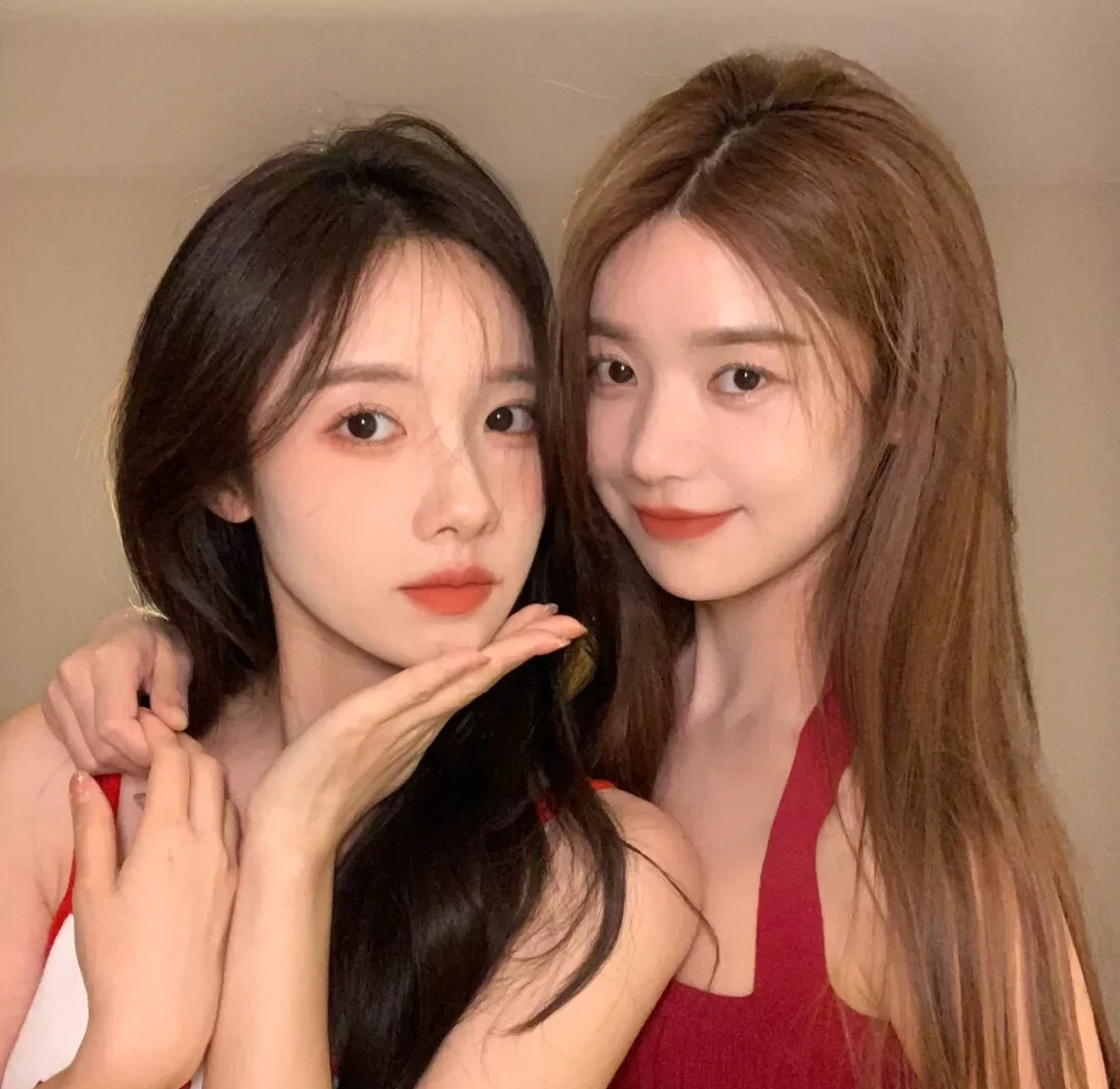 有哪些好看的真人闺蜜头像