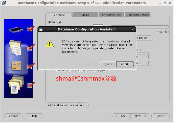 Linux shmall shmmax 