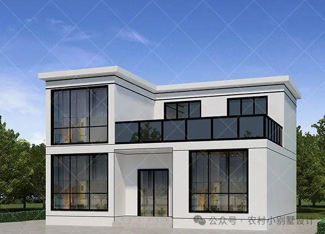 180套二层现代风别墅,2025新款二层现代农村自建房别墅 - 知乎