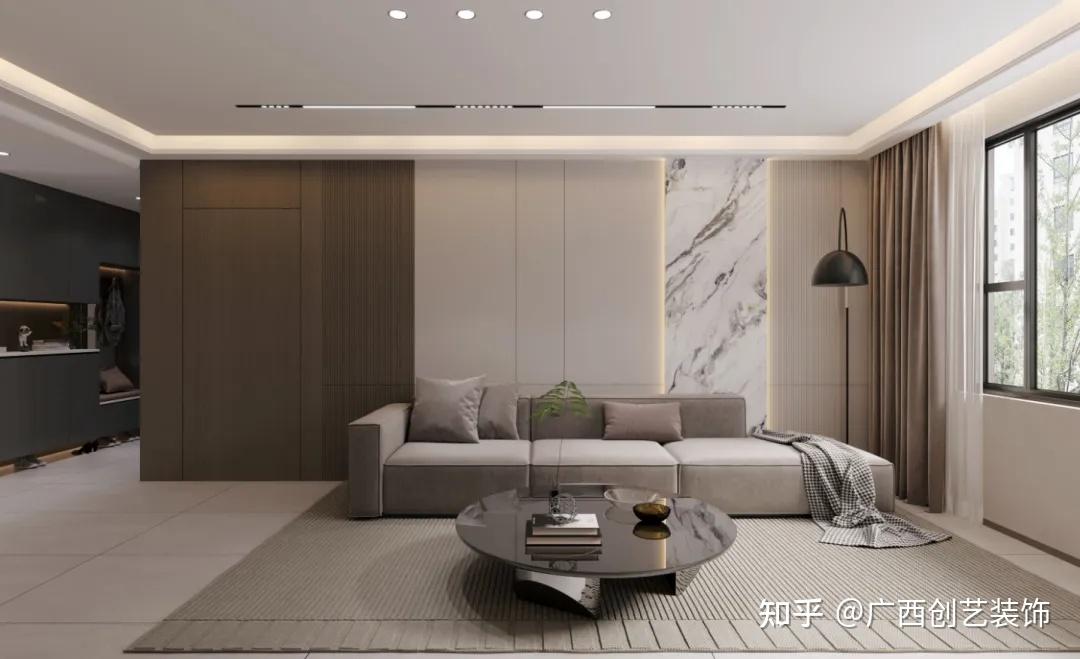 装修案例 | 现代简约风,简约大气有格调! - 知乎