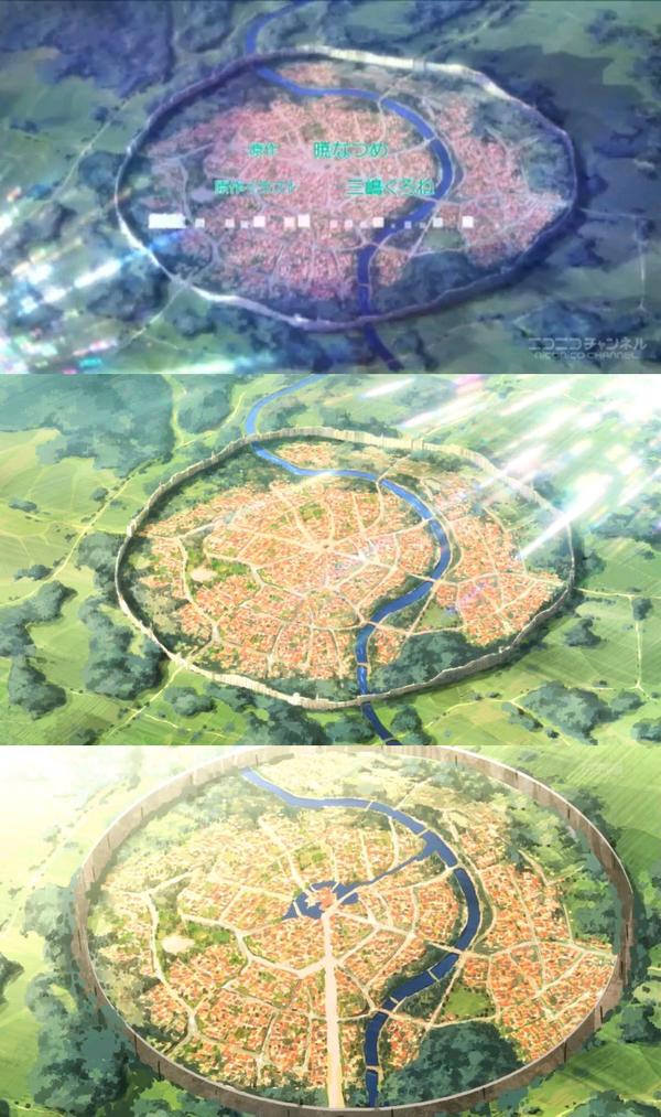 为什么许多异世界题材日本acg作品都喜欢把城市设计成圆形是否有什么