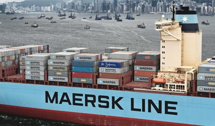 突发国际海运公司马士基一大型集装箱船撞塌大桥