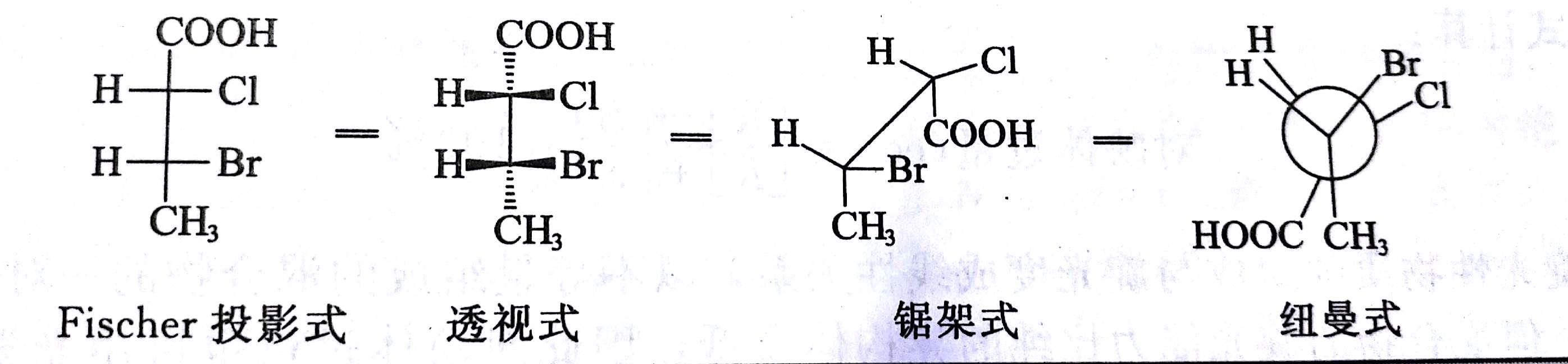 纽曼式,锯架式和费歇尔投影式怎么相互转化? - 知乎