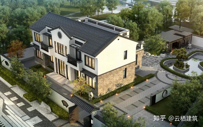 农村自建房土气？这10款新中式别墅，让“将就”变“讲究”！ - 知乎
