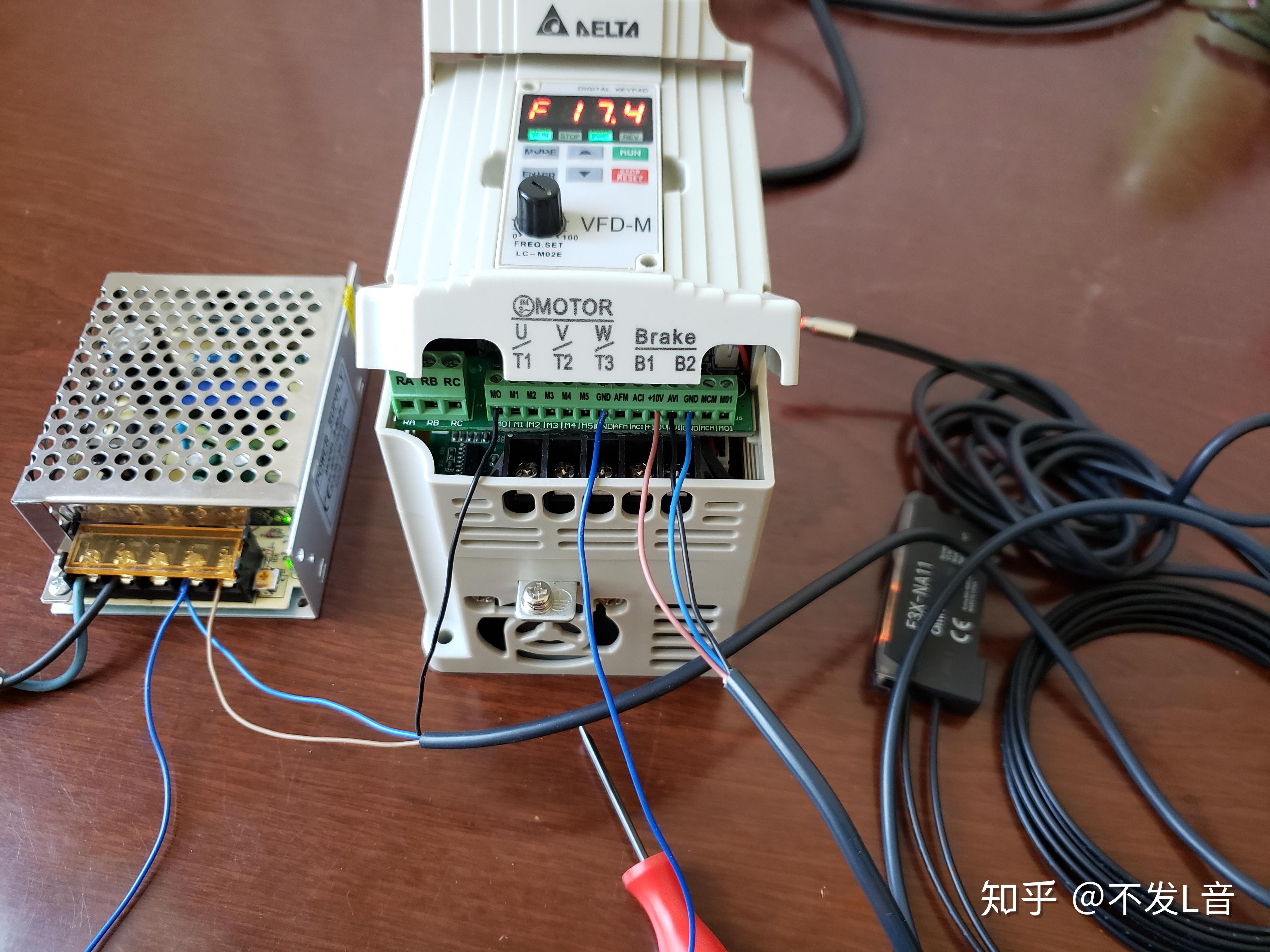 台达变频器接外部启动,和调速.端子接线图得怎么接? - 知乎