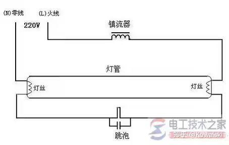 电感式的镇流器怎么接线? - 知乎