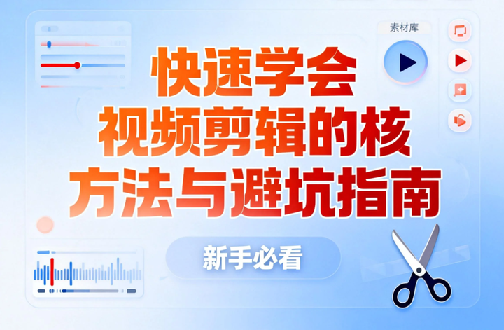 快速学会视频剪辑的核心方法与避坑指南!! - 知乎