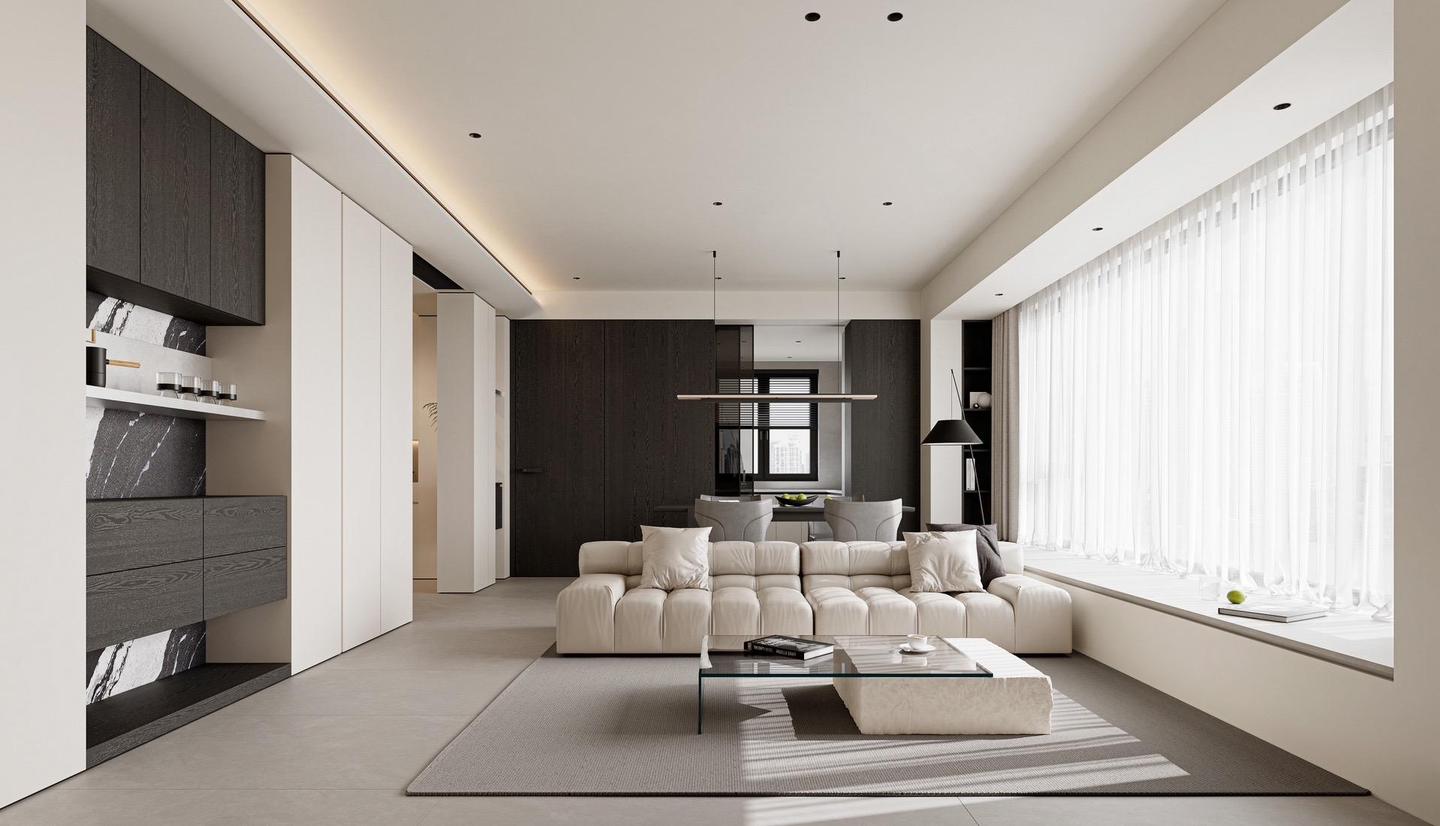 成都装修设计｜160m²现代极简风，简之美不是谁都懂 - 知乎