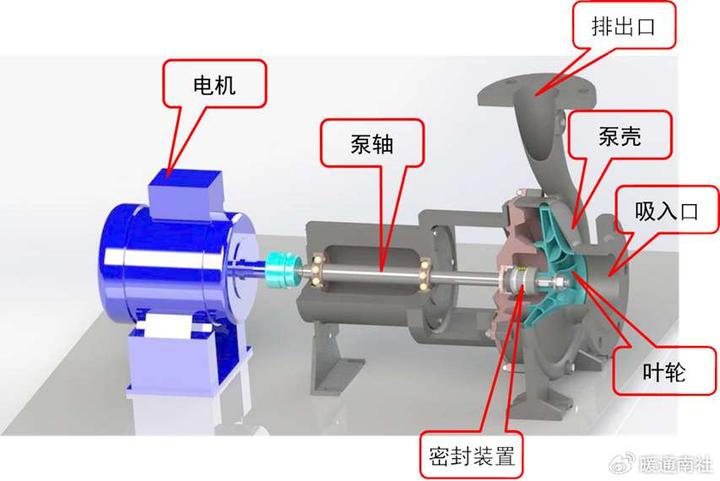 离心泵的原理与拆卸