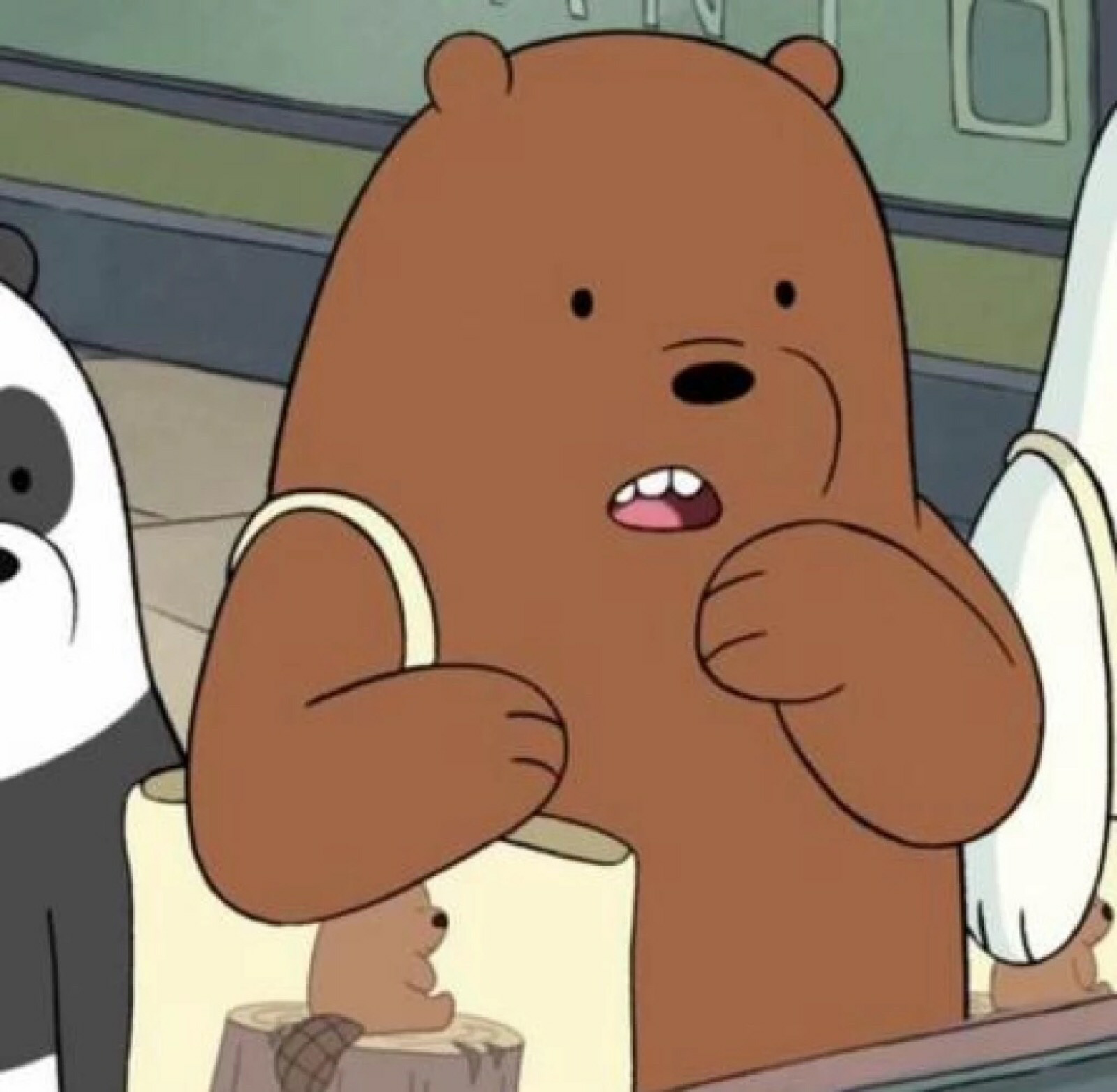 有这样三头熊的闺蜜头像吗