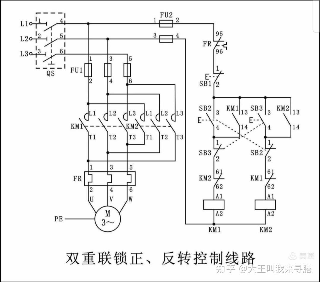 我是维修电工新手对电完全零基础双重互锁是什么啊