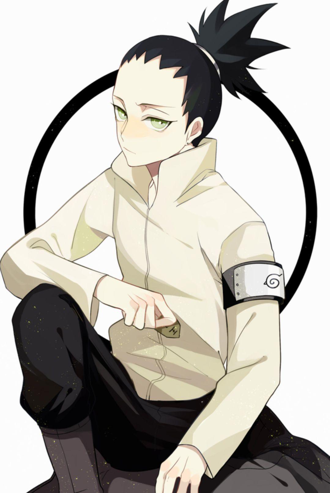 求几张火影忍者鹿丸头像