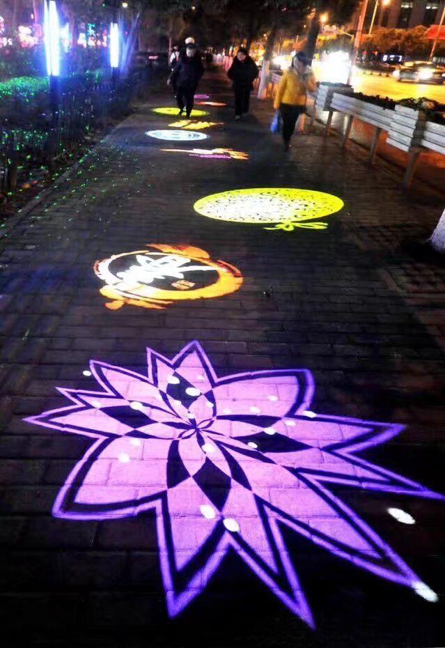 上海首条全息投影马路亮相彰显炫酷浪漫