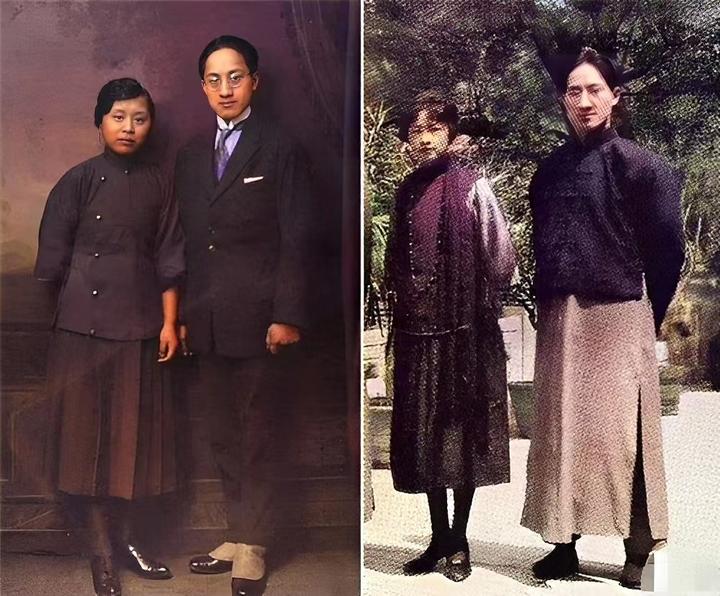 张幼仪和徐志摩结婚时的合影,他们虽然是郎才女貌,但是并不相爱 - 知乎