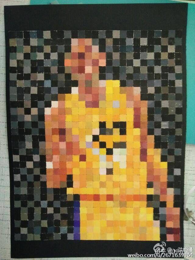 有哪些好看的色彩构成马赛克图片