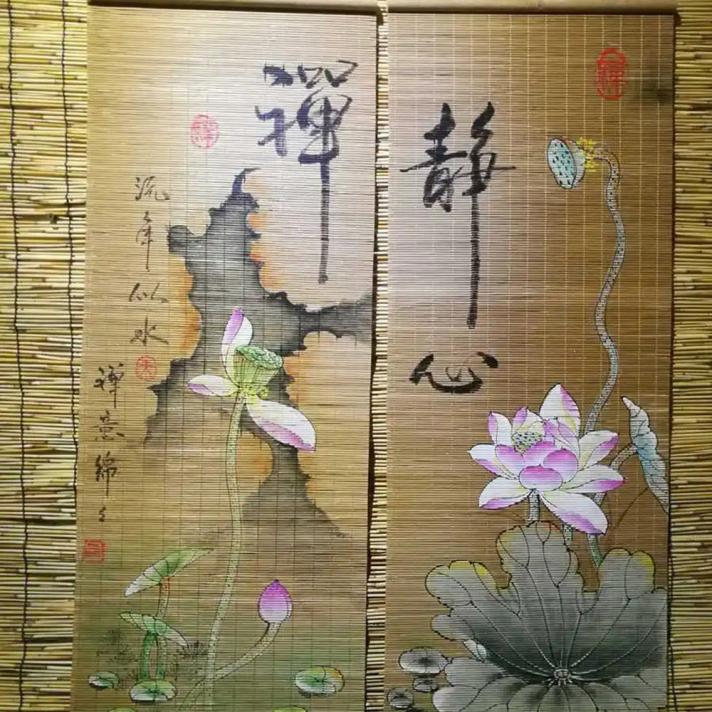 竹帘画:四川传统工艺的瑰宝与现代艺术的融合