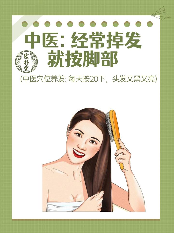 中医:经常掉发 就按脚部 - 知乎