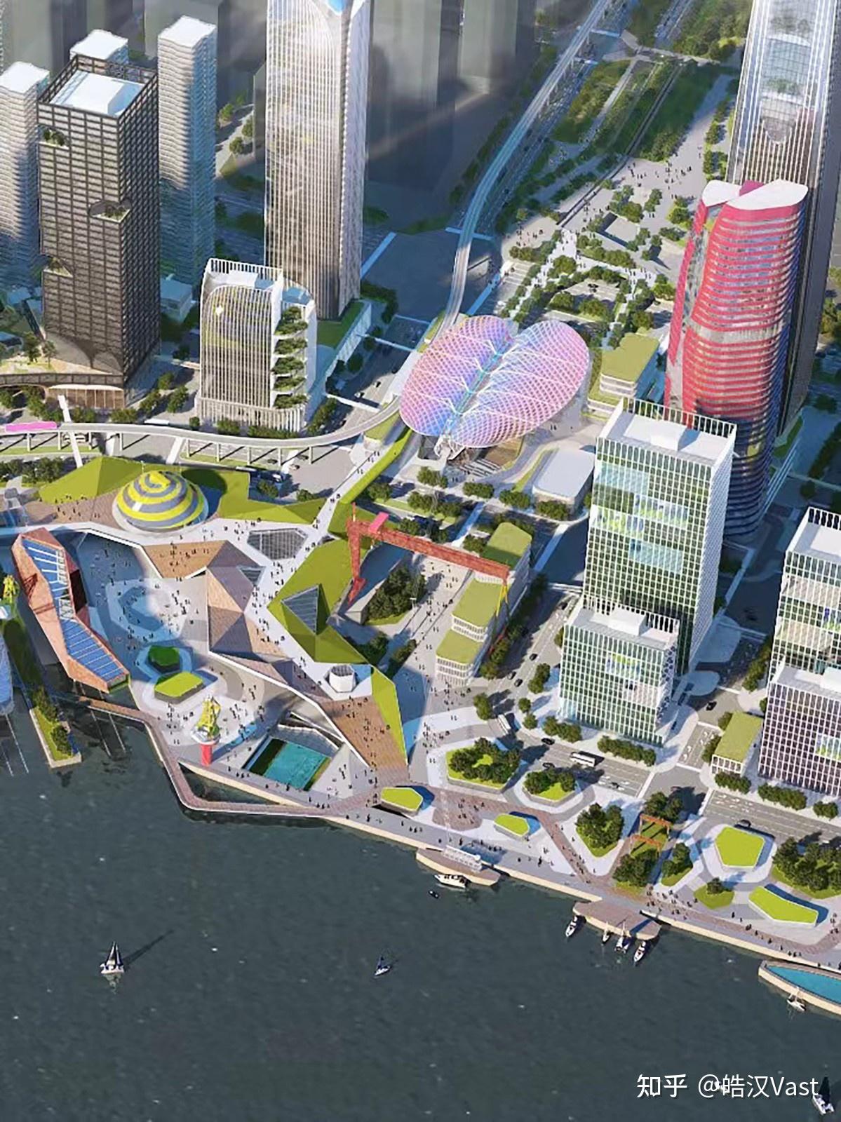 【概念设计】广州船厂城市设计国际竞赛方案效果图 - 知乎