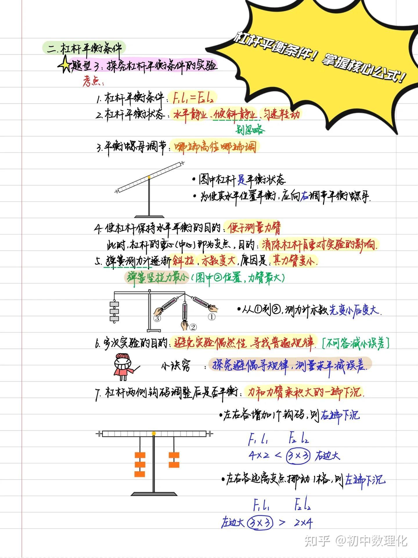 初二物理｜一文讲透力学重难点「杠杆」 - 知乎